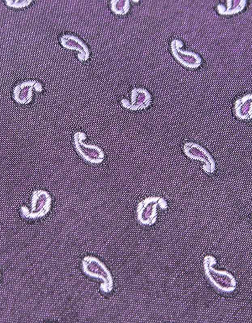 Patrick Hellmann Collection Purple Tie 100% Silk image
